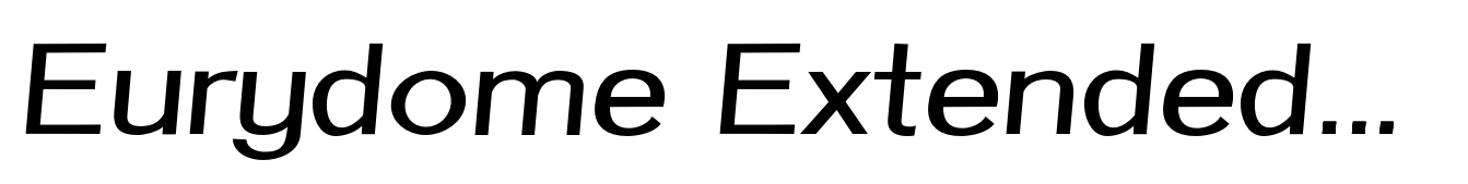 Eurydome Extended Italic